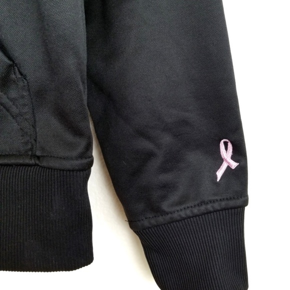 FILA Hoodie Pink Black Breast Cancer Sweater XS - Picture 5 of 9